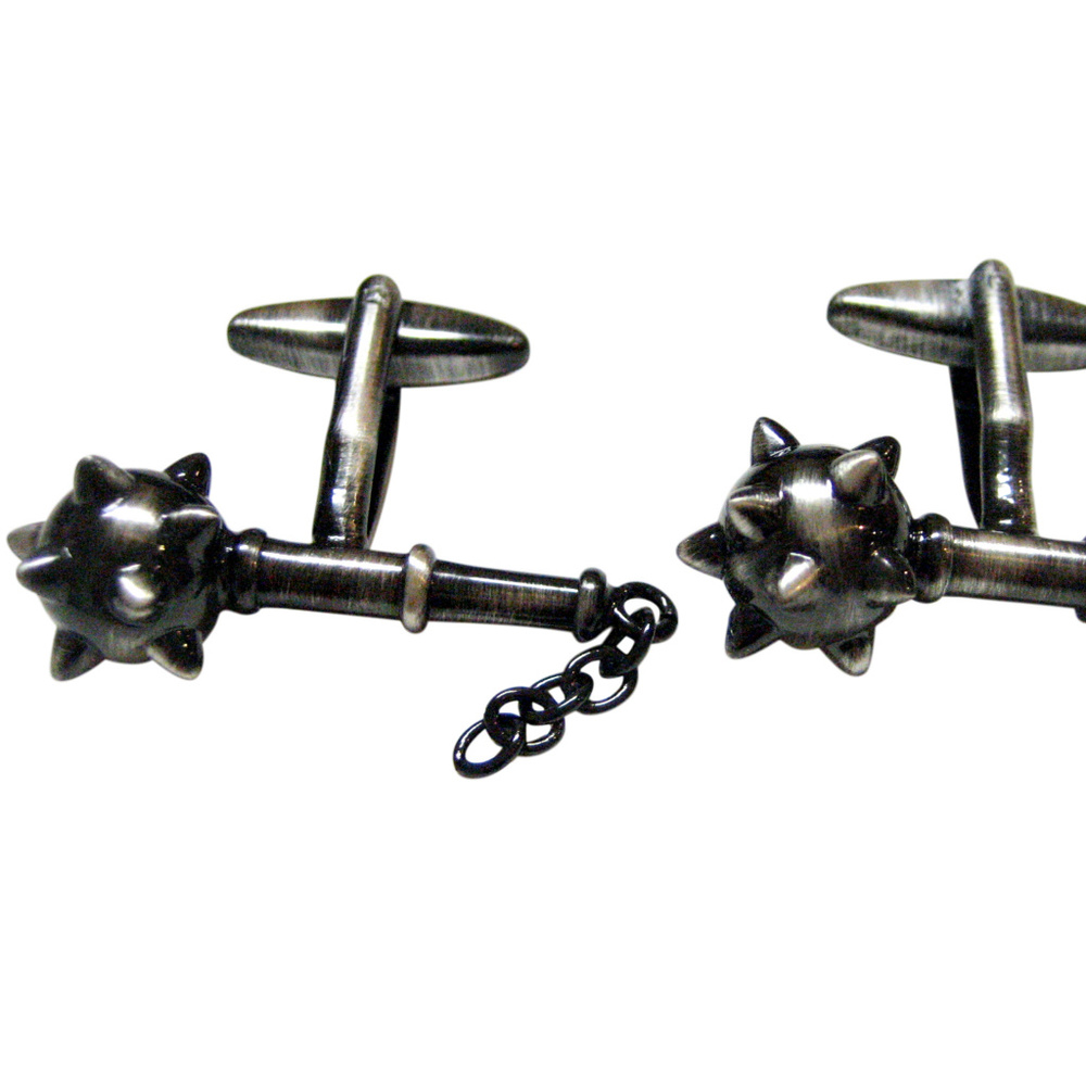 Medieval Spiked Mace Cufflinks